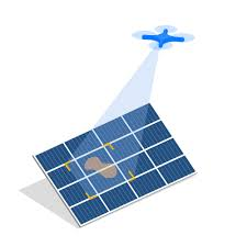 Inspection aérienne des centrales solaires