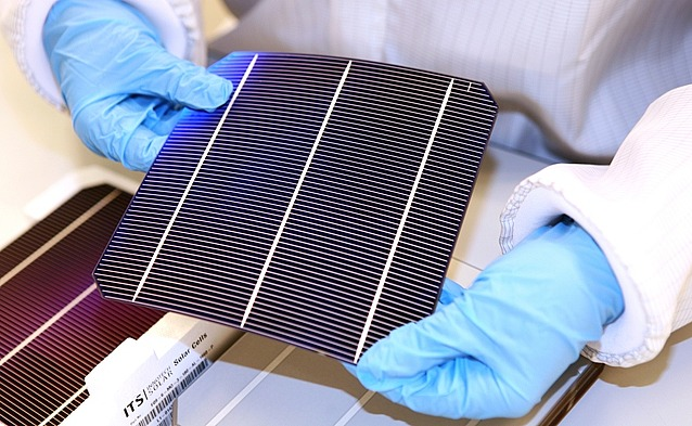 Cellule Solaire silicium monocristallin