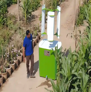 Éolienne Atmosphérique – Génératrice d’Eau Potable