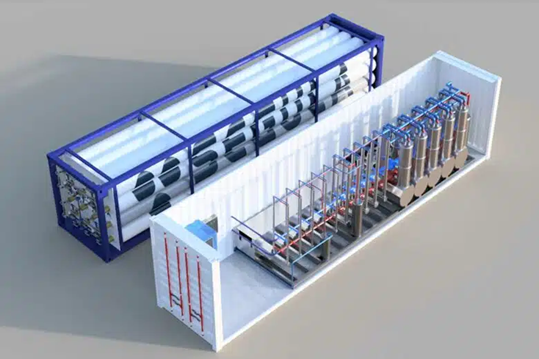 Batterie à air comprimé pour habitat durable  Stockage d’énergie sans terres rares, sans compromis.