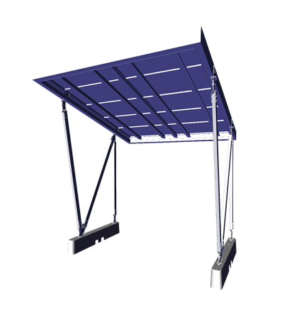 Carport photovoltaïque pour les parkings