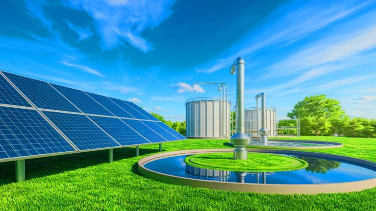 Transformation les boues d'épuration en hydrogène vert