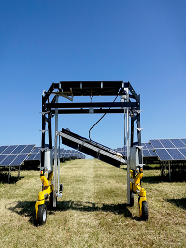 Robot de nettoyage panneaux solaire