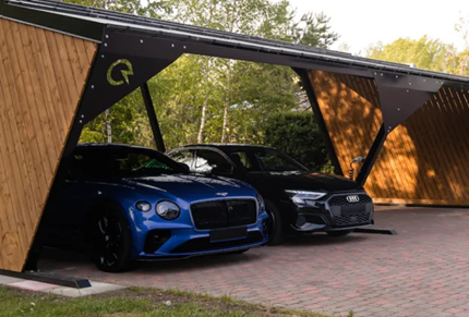 Carport à énergie solaire